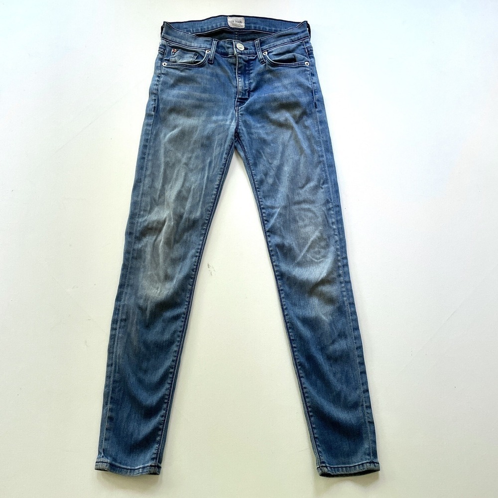 Hudson Skinny Jeans Women's 26 Blue Stretch Faded Denim Cowgirl Western USA